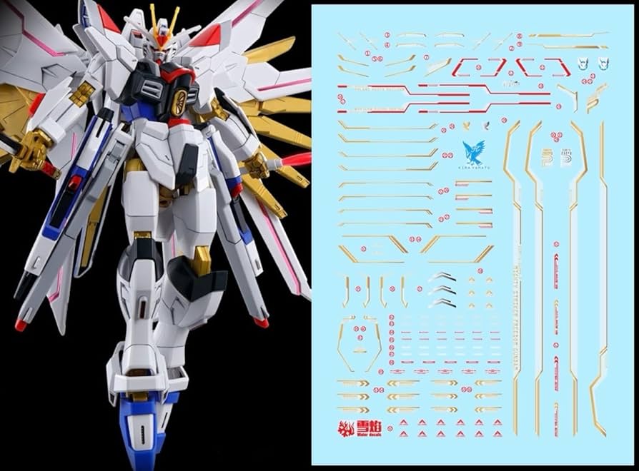 マイティーストライクフリーダムガンダム リサーキュレーションカラー　デカール付き 限定ガンプラ「HG マイティーストライクフリーダムガンダム［リ